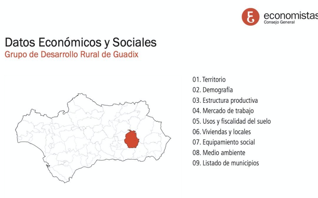 DATOS SOCIALES Y ECONÓMICOS DE LA COMARCA DE GUADIX.