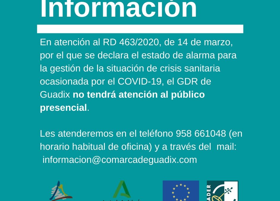 Estado de alarma situación de crisis sanitaria ocasionada por el COVID-19