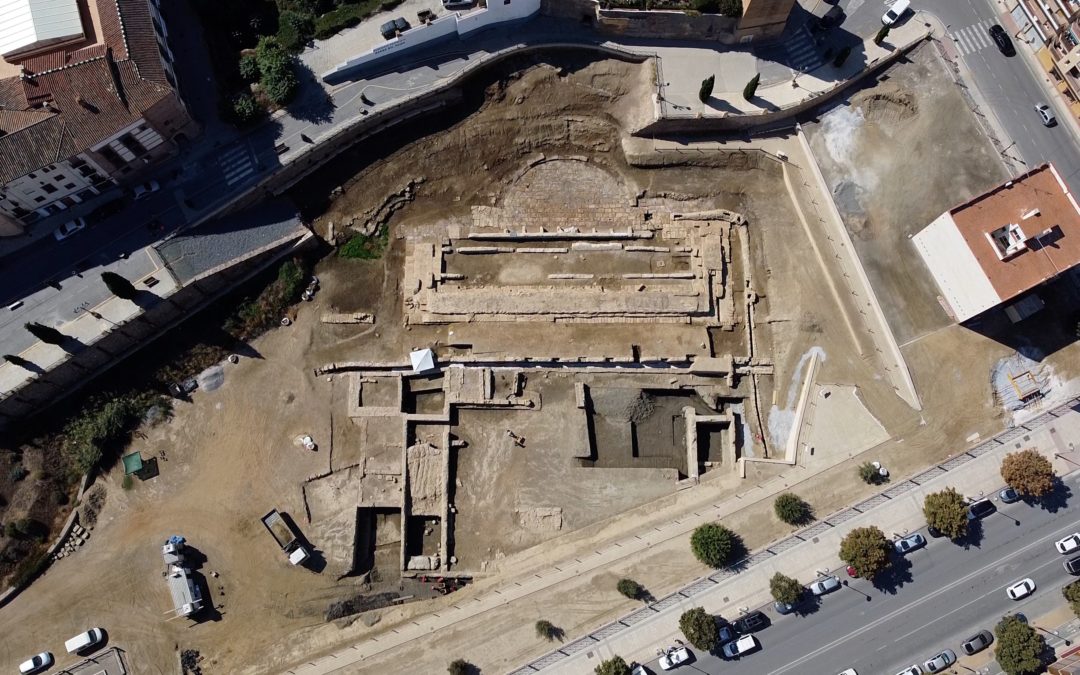 La actuación de recuperación del Porticus Post Scaenam del Teatro Romano de Guadix está ofreciendo numerosos hallazgos arqueológicos