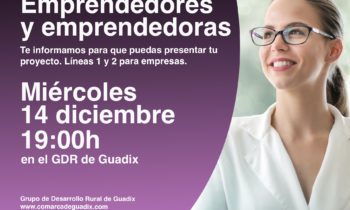 El Grupo de Desarrollo Rural de Guadix convoca al empresariado de la comarca y a las personas emprendedoras el próximo miércoles