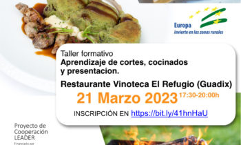 Nuevo taller sobre cortes, cocinados y presentación de Cordero IGP Segureño en Restaurante Vinoteca El Refugio el martes 21 de marzo
