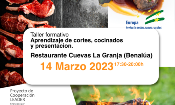 Cuevas La Granja acoge este martes 14 de marzo el primer taller formativo sobre formas de cocinar el Cordero Segureño IGP dirigido a profesionales de la restauración