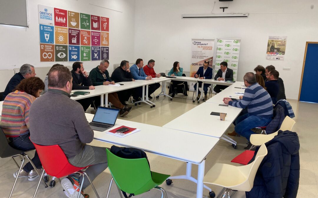 Los Grupos de Desarrollo Rural de Granada se reúnen en el GDR de Guadix con la Asociación para el Desarrollo Rural de Andalucía (ARA)