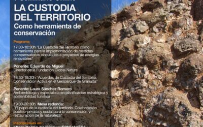 La Custodia del Territorio como herramienta de conservación vinculada a proyectos de renovables y los acuerdos de custodia alcanzados en el Geoparque centrarán el seminario online de este jueves