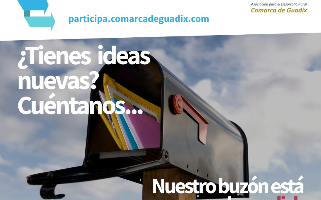 Sigue abierta la participación online para la elaboración de la nueva Estrategia de Desarrollo Local Leader a través del buzón de sugerencias y un cuestionario
